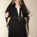 Black Venetian Gown with Over Gown