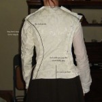 Margaret Layton's Jacket fitted down from the back