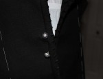Doublet buttons pinned on