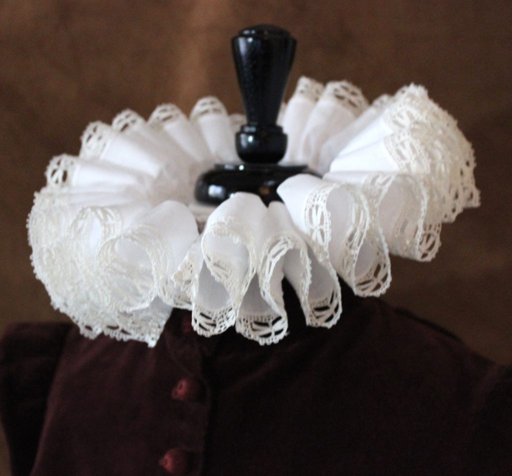 The Finished Starched Fancy Ruff! CenturiesSewing