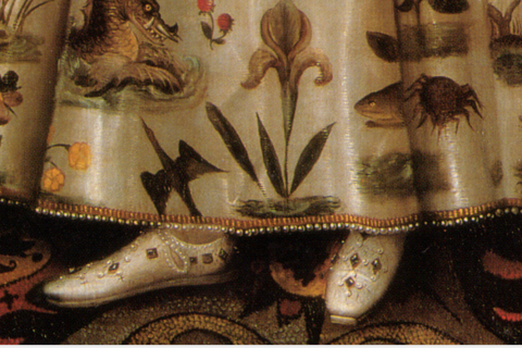 Shoe Detail Elizabeth_I_of_England_Hardwick_1592