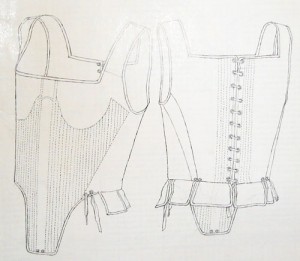 Dorothea bodies drawing by Janet Arnold