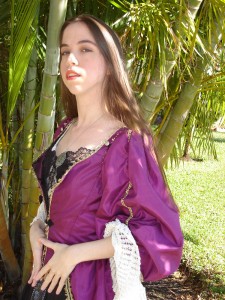 Plum Pirate Gown Photo1