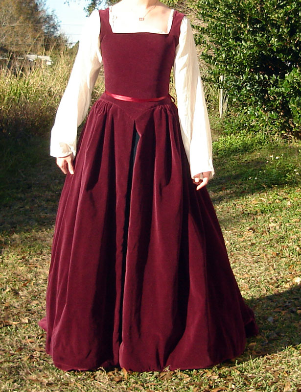 The Red Pisa Gown: Experiment with quilted interlining - Centuries-Sewing