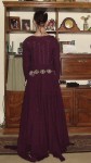 WiP Early Purple Kirtle Back View