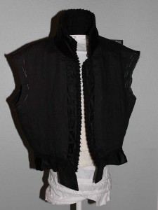 The doublet inside out, front shot